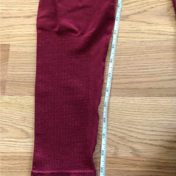 Roxy maroon- proud of being workout leggings - Picture 9 of 9